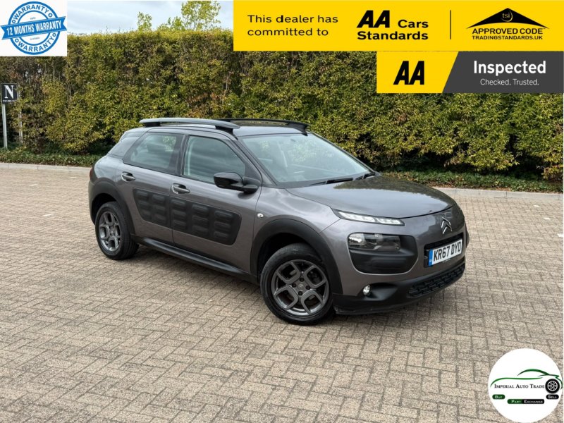 Grey 2017 Citroen C4 Cactus 1.6 BlueHDi Feel Hatchback 5dr Diesel Manual Euro 6 100 ps in Ruislip